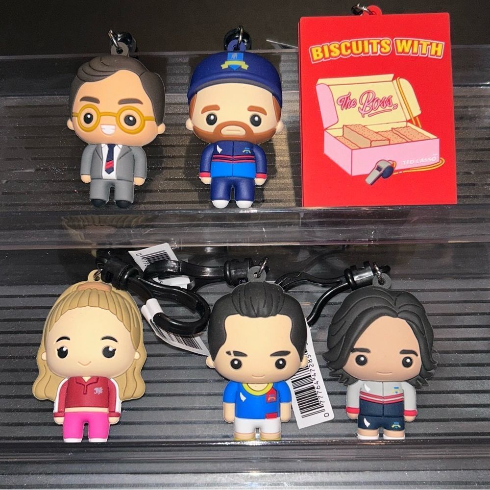 Monogram 3D‎ Ted Lasso Figural Bag Clip Keychain